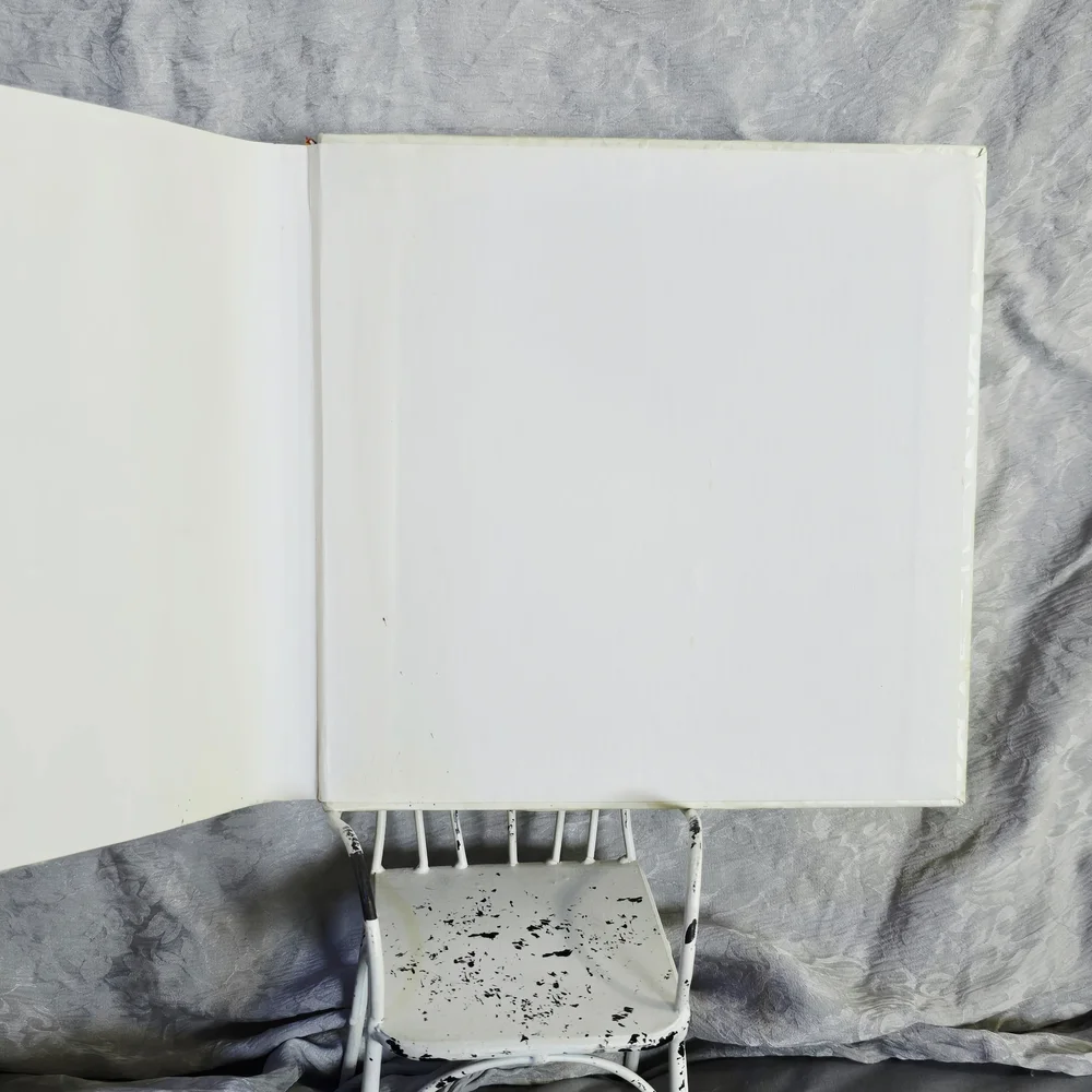 COMING SOON Elegant White Damask Photo Album 9x9 Wedding Keepsake Memory Book